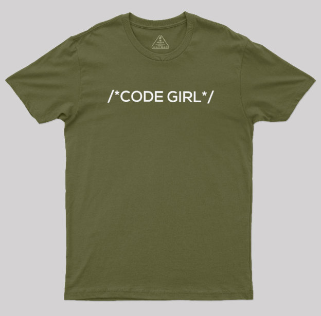 Coder Girl Programmer Geek T-Shirt