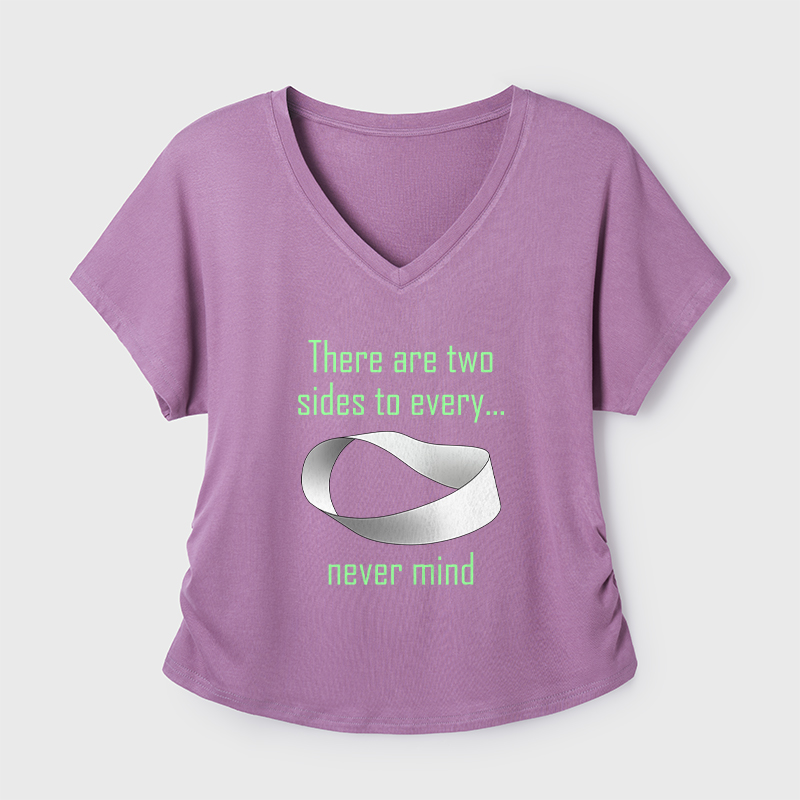 Mobius FTW Geek Dolman Sleeve V-Neck Shirt