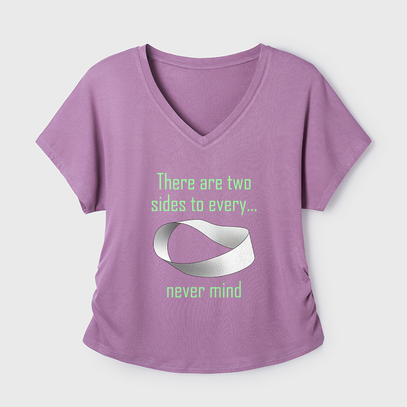 Mobius FTW Geek Dolman Sleeve V-Neck Shirt