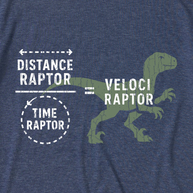 Equations Of Motion Science Velociraptor Ultra Soft Heather Tee