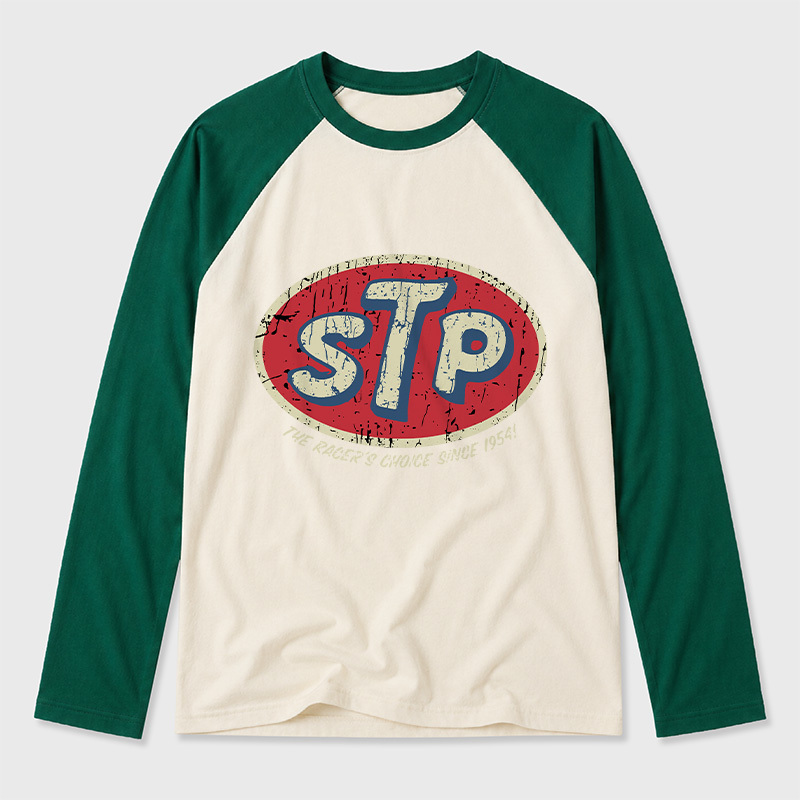 STP Racer's Choice 1954 Geek Retro Raglan Long-Sleeve Tee