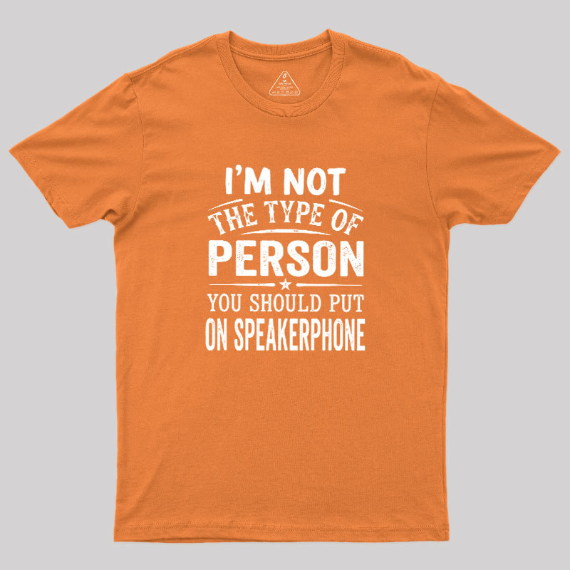 Off Speaker Geek T-Shirt