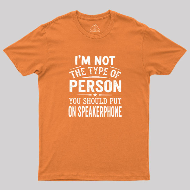 Off Speaker Geek T-Shirt