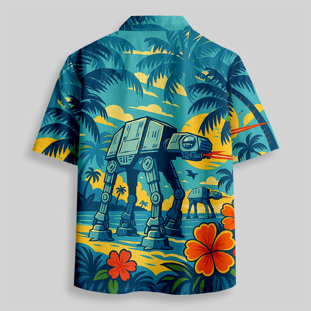 ATAT Hawaii Button Up Pocket Shirt