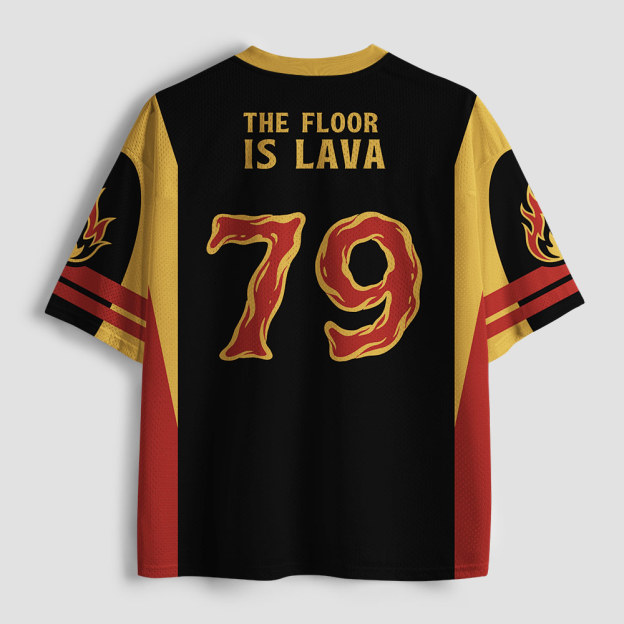The Floor Is Lava Geek Mesh Jersey
