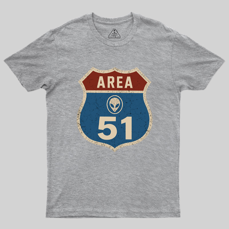 Secret Desert Alien Outpost Geek T-Shirt