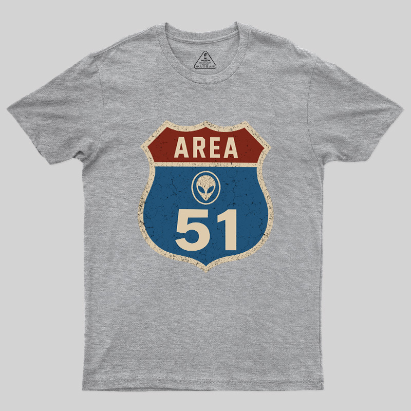 Secret Desert Alien Outpost Geek T-Shirt
