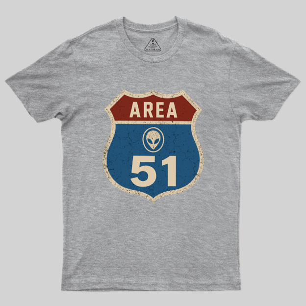 Secret Desert Alien Outpost Geek T-Shirt