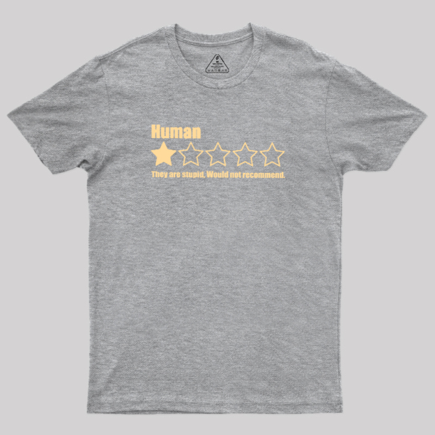 Human One Star Geek T-Shirt