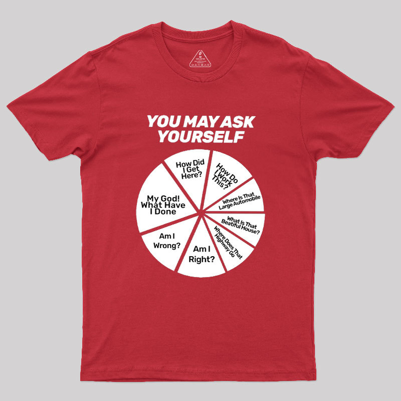 You May Ask Yourself Geek T-Shirt