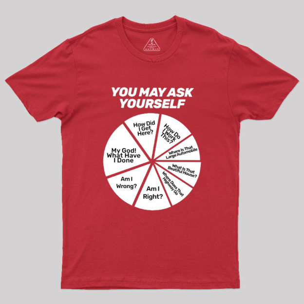 You May Ask Yourself Geek T-Shirt