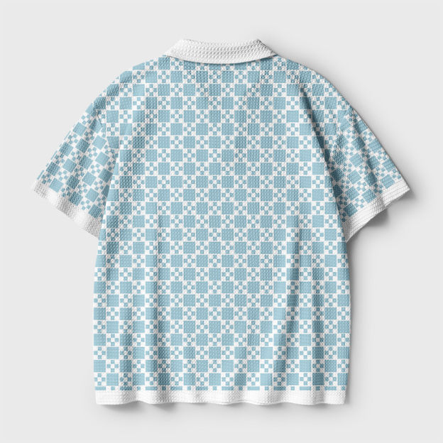 Chess Knight Shout No Geek Crochet Polo Shirt