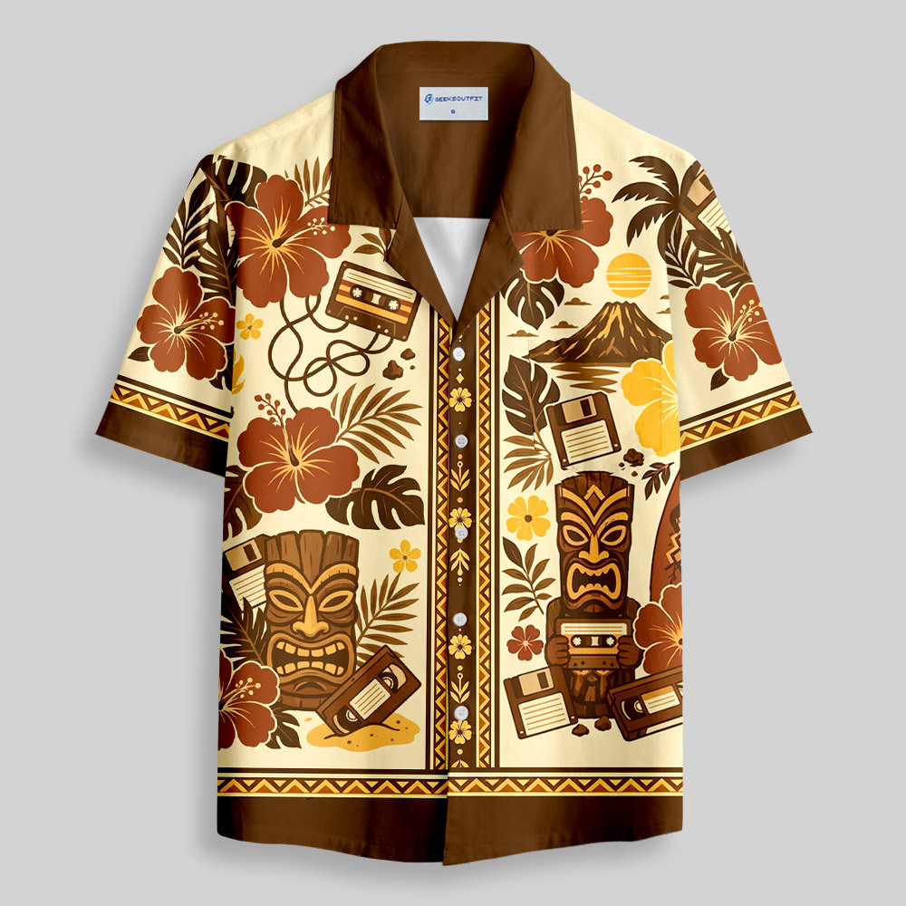 Geeksoutfit Off-World Relic Button Up Pocket Shirt for Sale