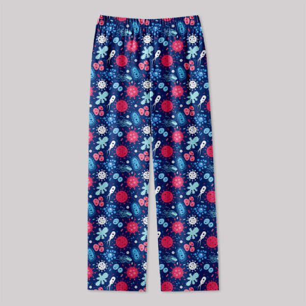 Bacteria Viruses Biology Geek Loungewear Pants
