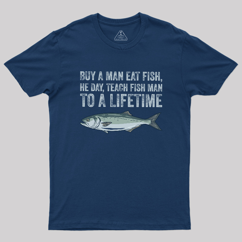 Fish Man Philosophy Geek T-Shirt