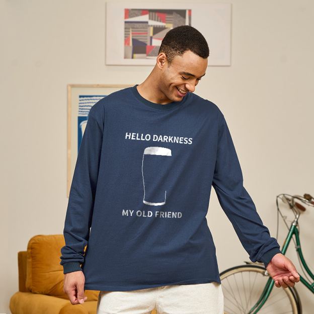Hello Darkness My Old Friend Long Sleeve T-Shirt