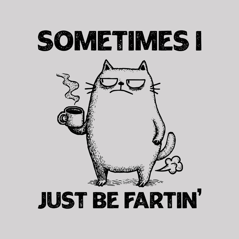 Fartin' Cat Chronicles Geek T-Shirt