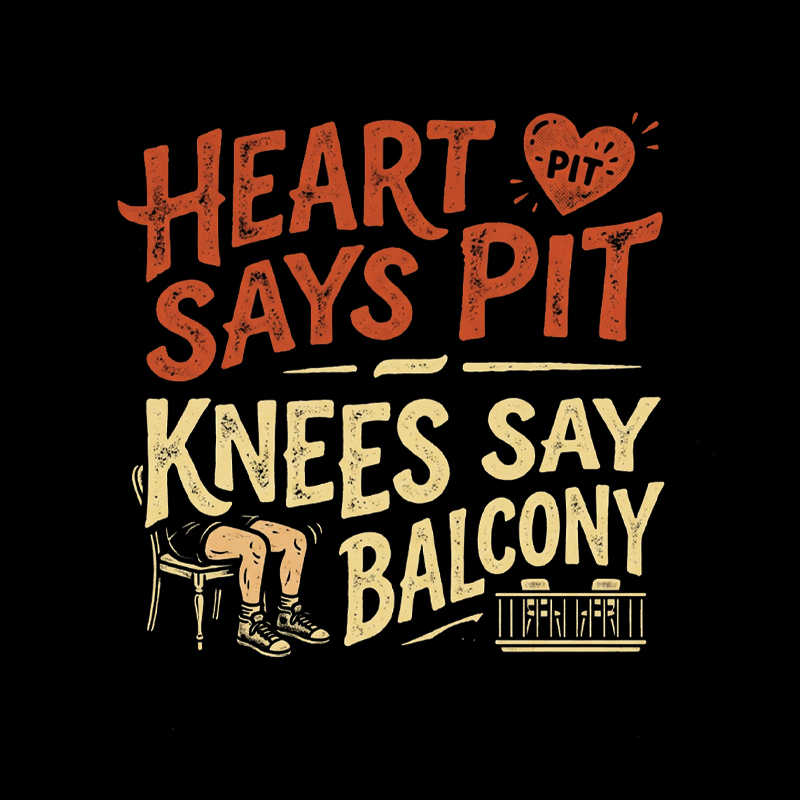 Heart Says Pit Geek T-Shirt