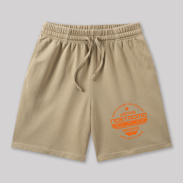 USCSS Nostromo Geeky Washed Shorts