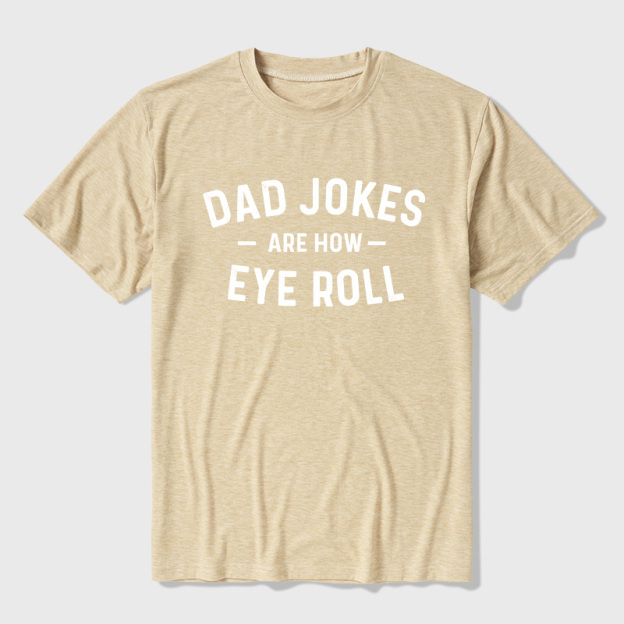Attitude Towards Dad Jokes Ultra Soft Heather Tee