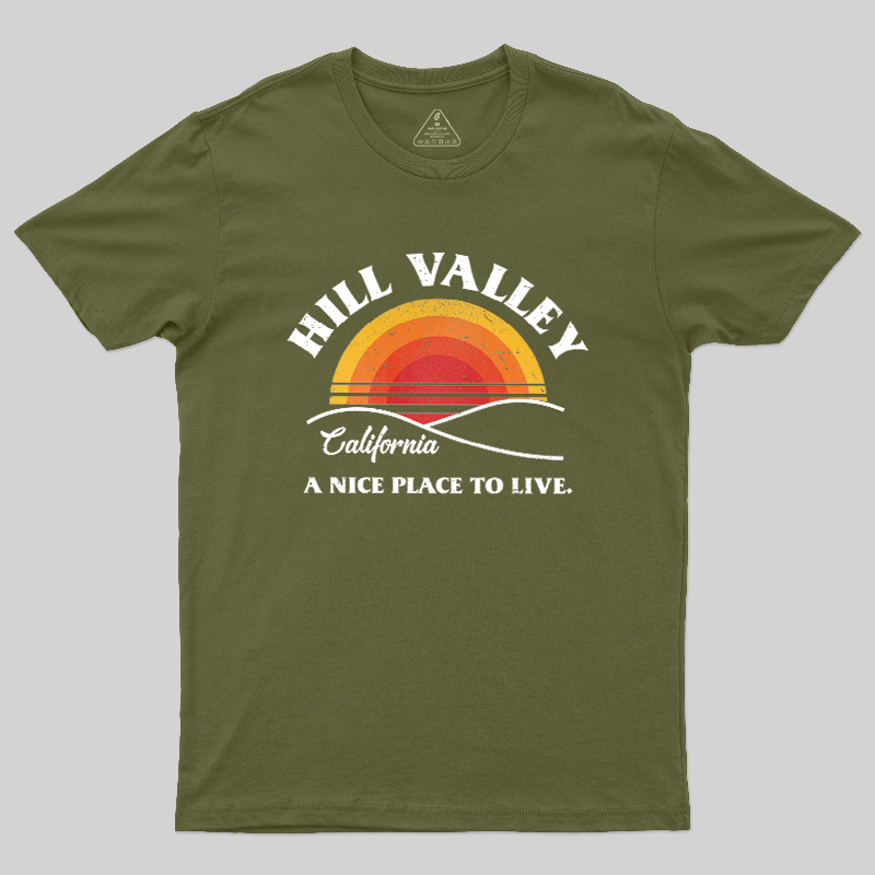 Hill Valley Sunset Geek T-Shirt