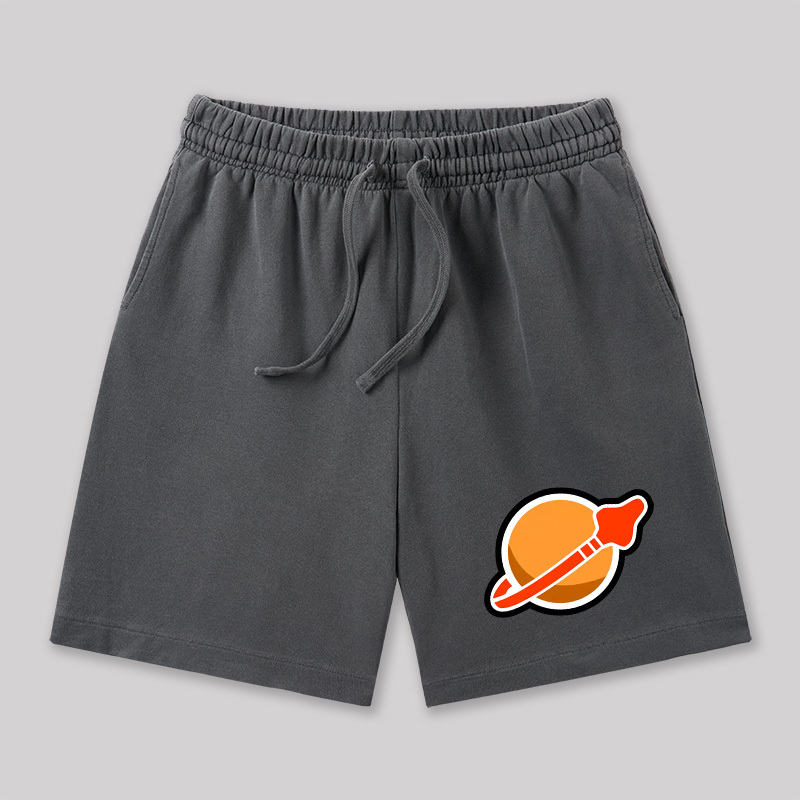 New Space Mars Geeky Washed Shorts