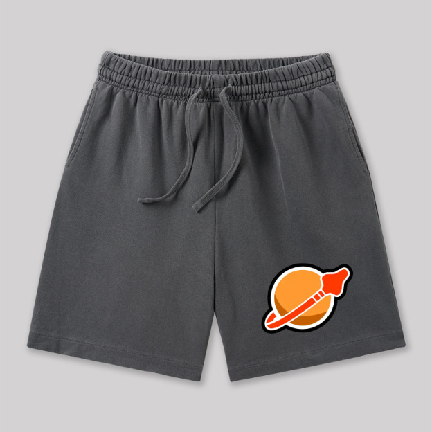 New Space Mars Geeky Washed Shorts
