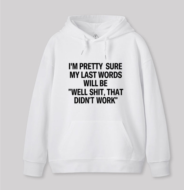 My Last Word Geek Hoodie