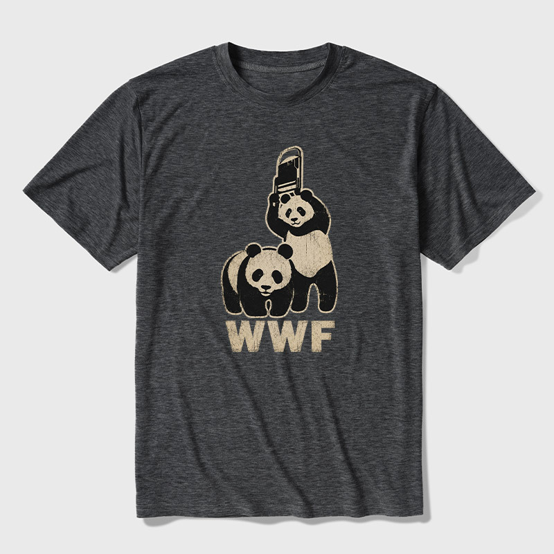 WWF Panda Ultra Soft Heather Tee