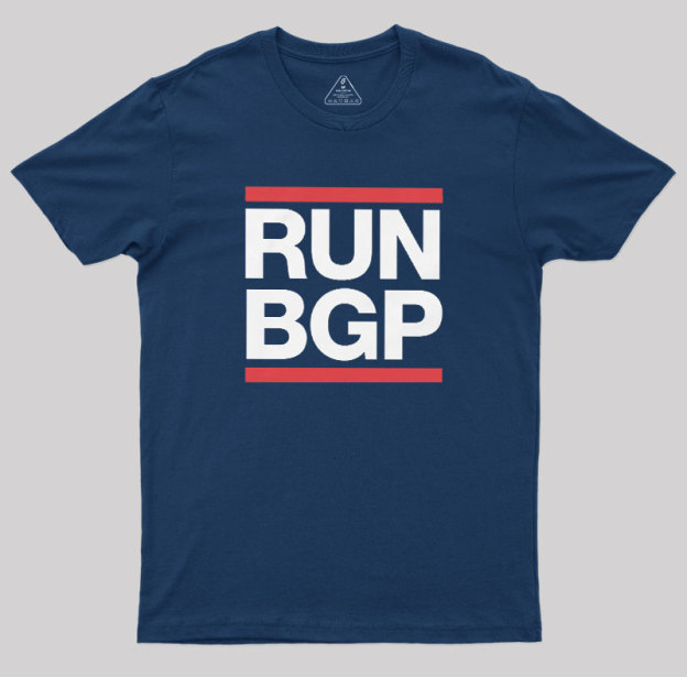 Run BGP Funny Network Engineer Geek T-Shirt