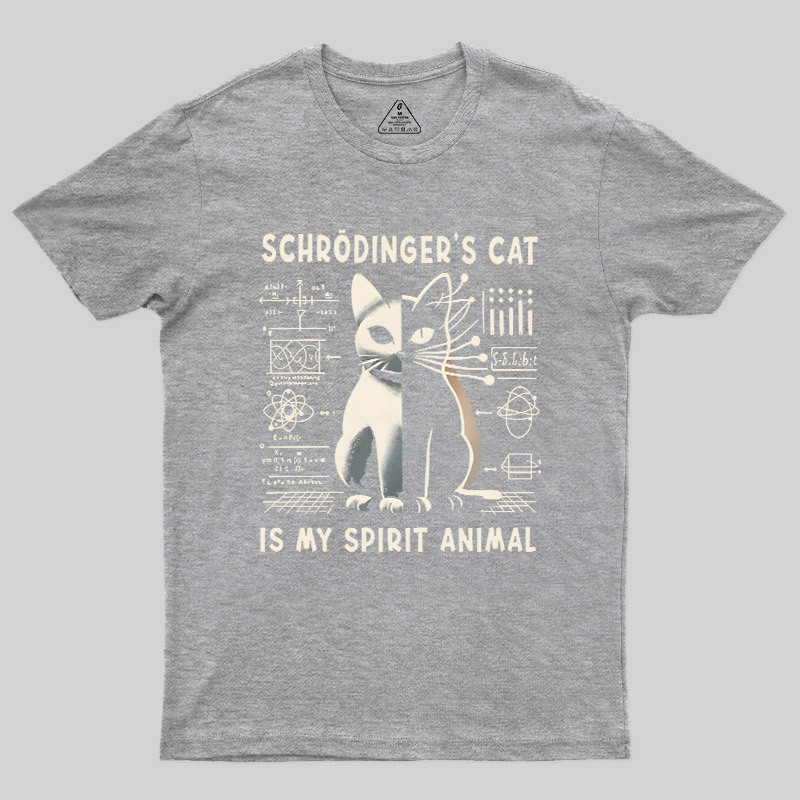 Schrodinger's Сat Science Nerd T-Shirt