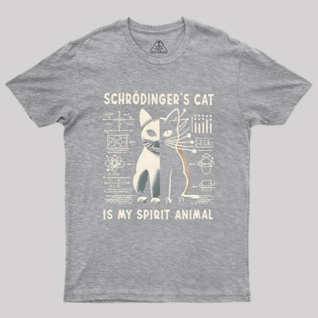 Schrodinger's Сat Science Nerd T-Shirt