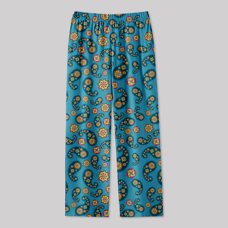 Spiral Paisley Geek Loungewear Pants
