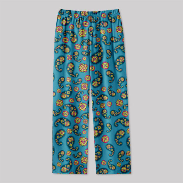 Spiral Paisley Geek Loungewear Pants