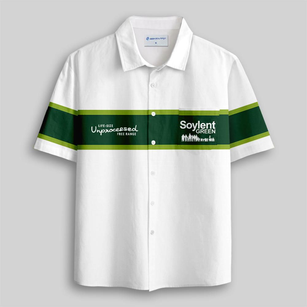 Soylent Green Button Up Pocket Shirt