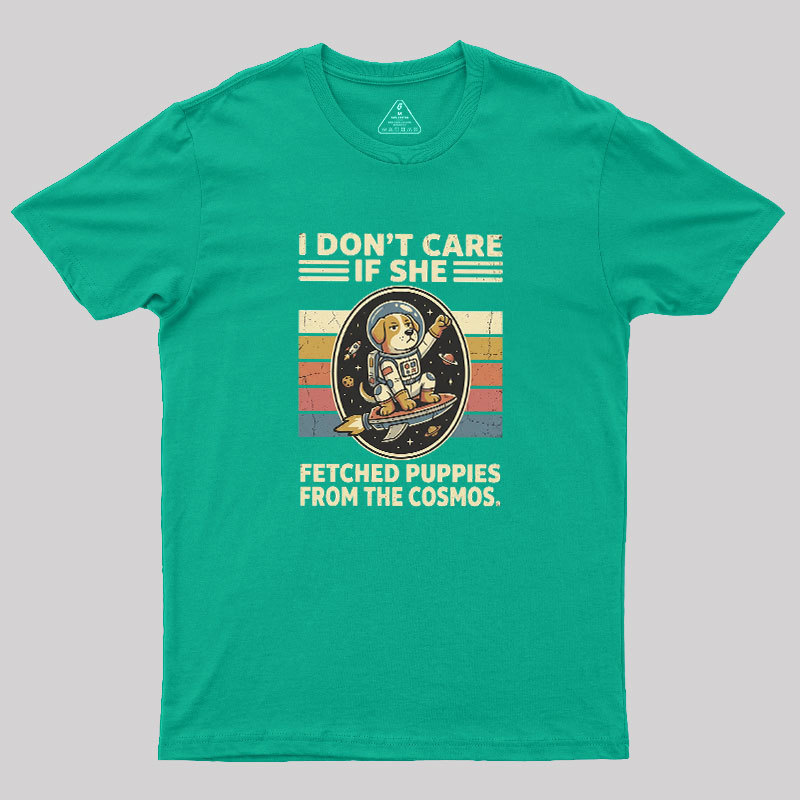 Astronaut Pup Geek T-Shirt