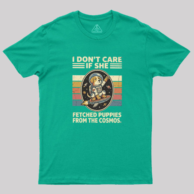 Astronaut Pup Geek T-Shirt