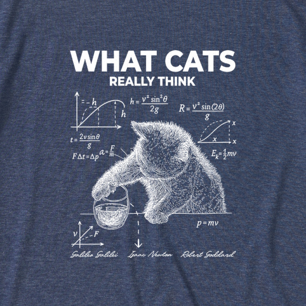 What Cats Really Think Ultra Soft Heather Tee