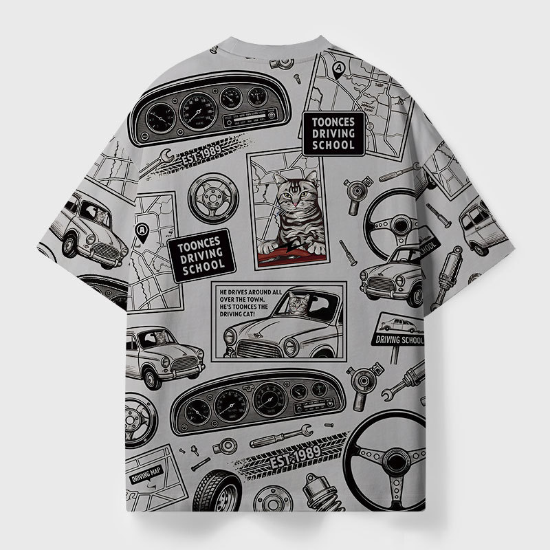 Toonces Driving School Geek All-Over Print T-Shirt