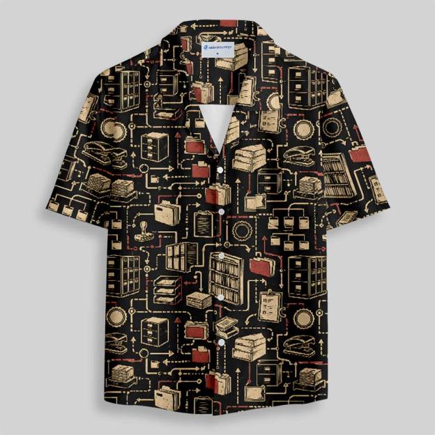 Data Storage Department Button Up Pocket Shirt