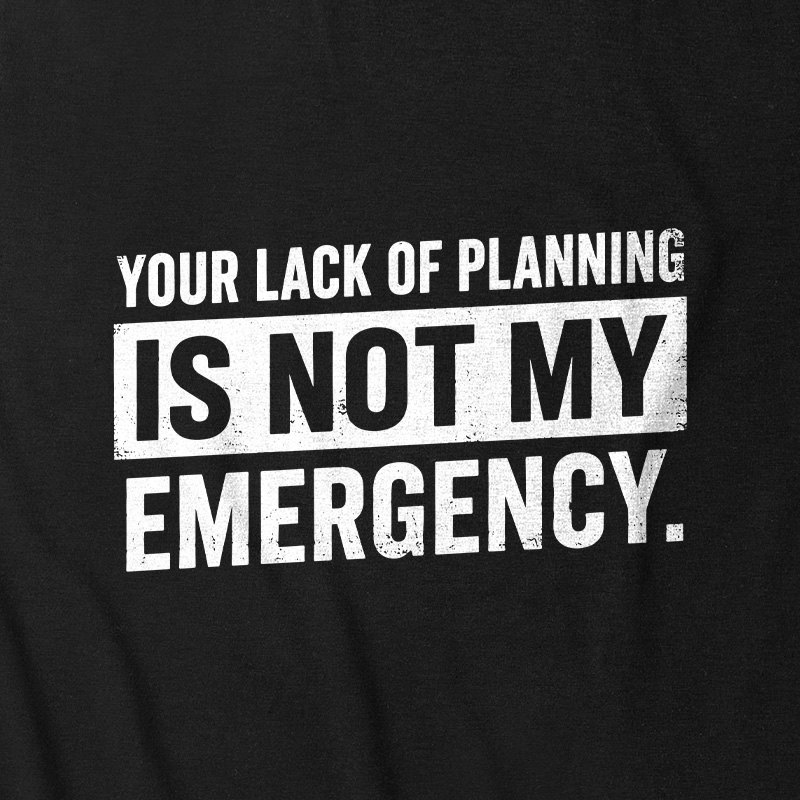 Not My Emergency Ultra Soft Heather Tank