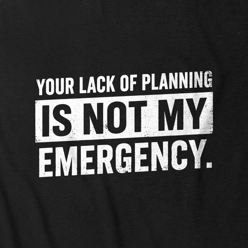 Not My Emergency Ultra Soft Heather Tank
