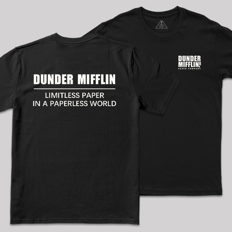 Paper Paradox Front and Back Printed Geek T-Shirt