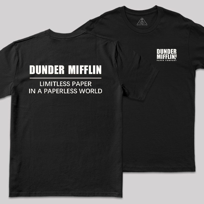 Paper Paradox Front and Back Printed Geek T-Shirt