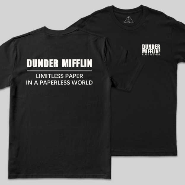 Paper Paradox Front and Back Printed Geek T-Shirt