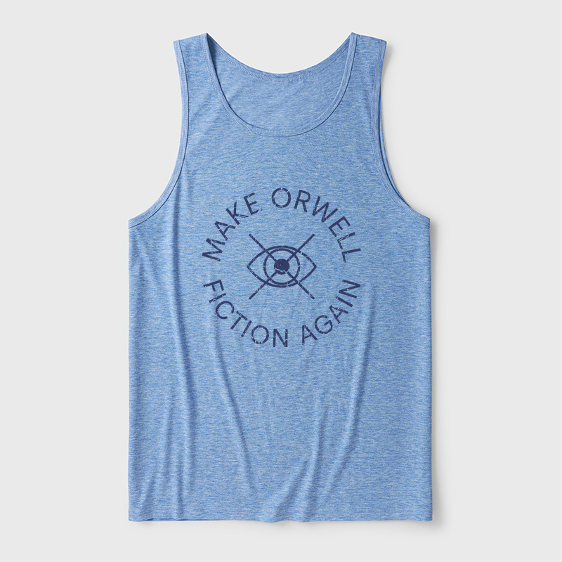 Make Orwell Fiction Again Ultra Soft Heather Tank