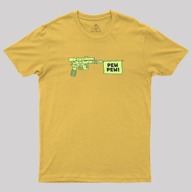 Laser Gun Pew Pew Geek T-Shirt