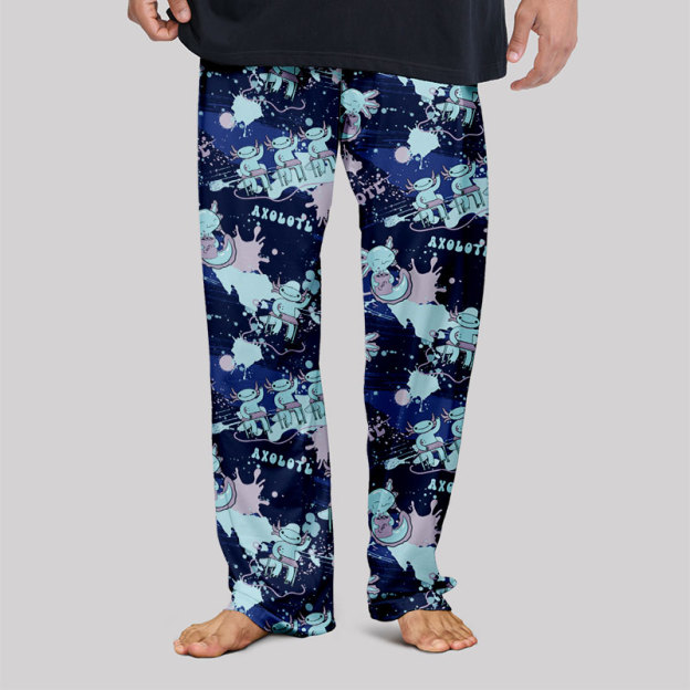 Axolotl Questions Navy Geek Loungewear Pants