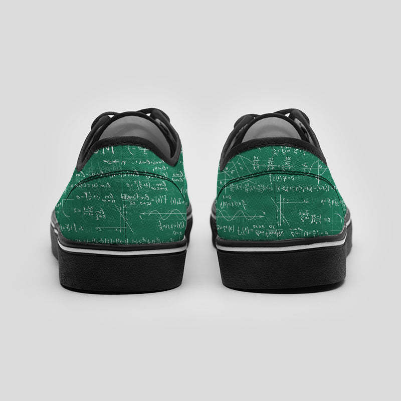 Math Function Geek Canvas Shoes