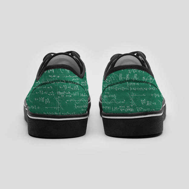 Math Function Geek Canvas Shoes